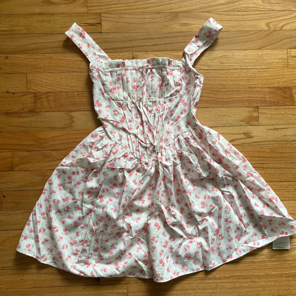 Cherley Mini Floral Corset Dress
